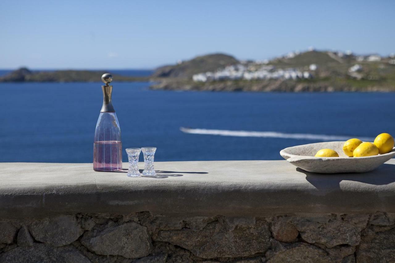 Beachfront Mykonos Guest House أورنوس المظهر الخارجي الصورة