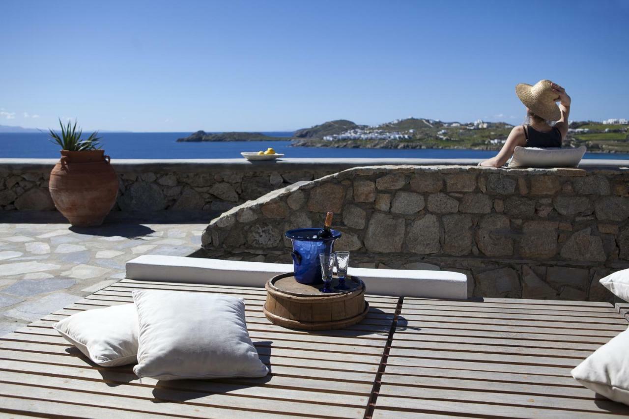 Beachfront Mykonos Guest House أورنوس المظهر الخارجي الصورة