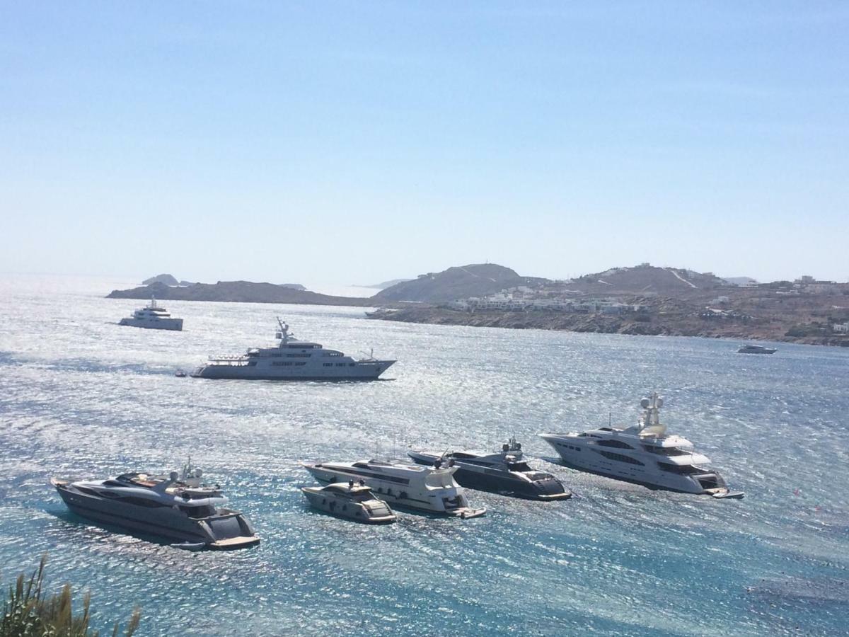 Beachfront Mykonos Guest House أورنوس المظهر الخارجي الصورة