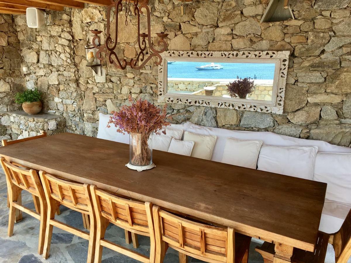 Beachfront Mykonos Guest House أورنوس المظهر الخارجي الصورة
