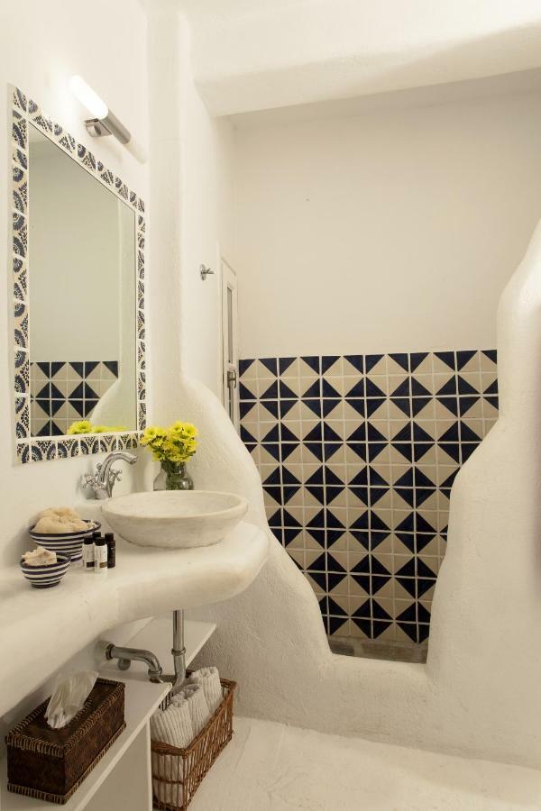 Beachfront Mykonos Guest House أورنوس المظهر الخارجي الصورة