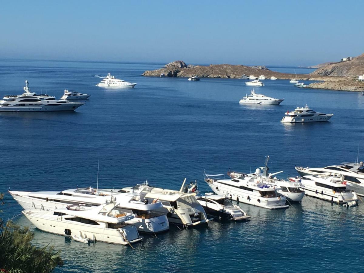Beachfront Mykonos Guest House أورنوس المظهر الخارجي الصورة