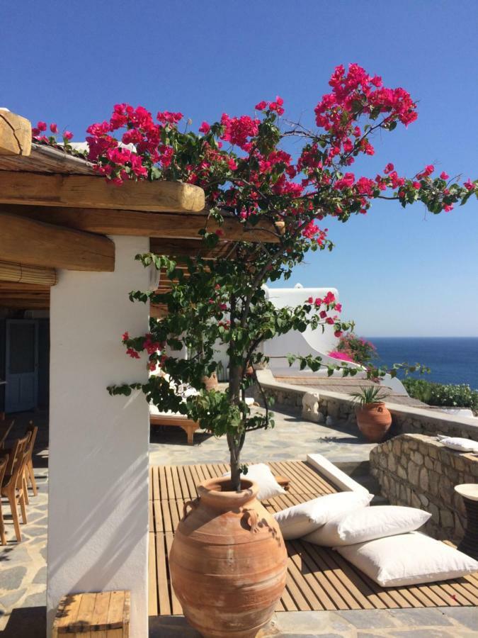 Beachfront Mykonos Guest House أورنوس المظهر الخارجي الصورة